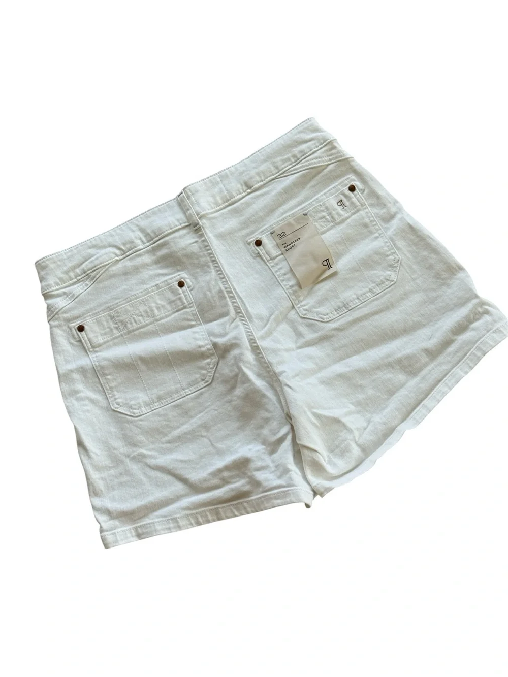 Anthropologie Pilcro The Wanderer White Shorts 32 NWT